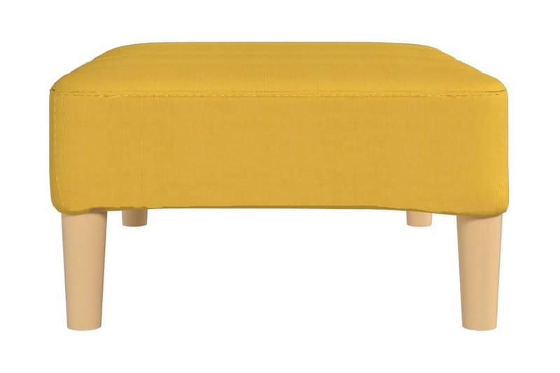 Fotpall gul 78x56x32 cm tyg - Gul - Möbler - Stolar & fåtöljer - Pall & puff - Fotpall