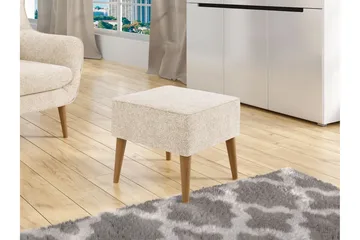 Fotpall LORD - Beige - Möbler - Stolar & fåtöljer - Pall & puff - Fotpall