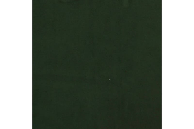 Fotpall mörkgrön 78x56x32 cm sammet - Mörkgrön - Fotpall