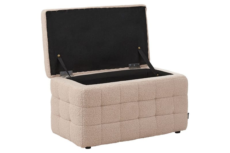 Fotpall Michigan Beige - Beige - Möbler - Stolar & fåtöljer - Pall & puff - Fotpall - Chesterfield fotpall
