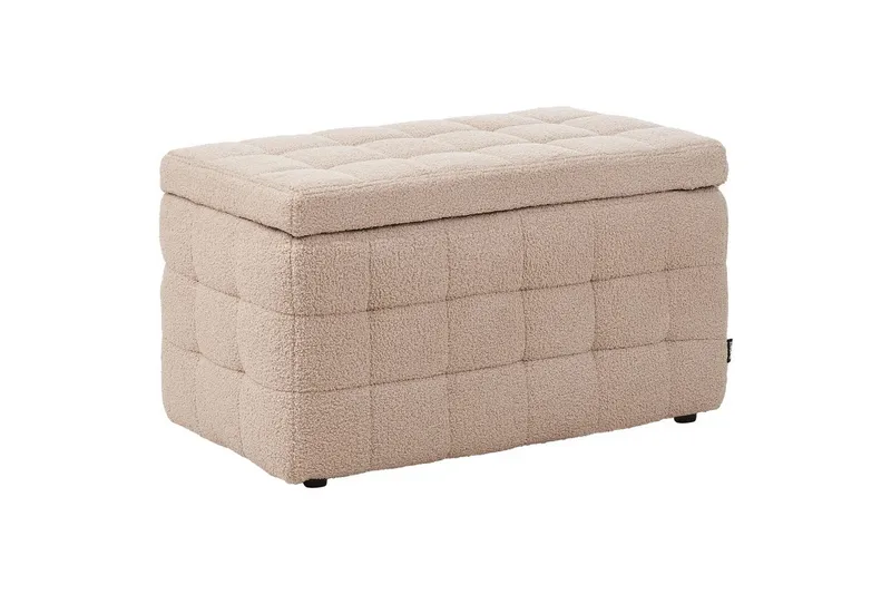 Fotpall Michigan Beige - Beige - Möbler - Stolar & fåtöljer - Pall & puff - Fotpall - Chesterfield fotpall