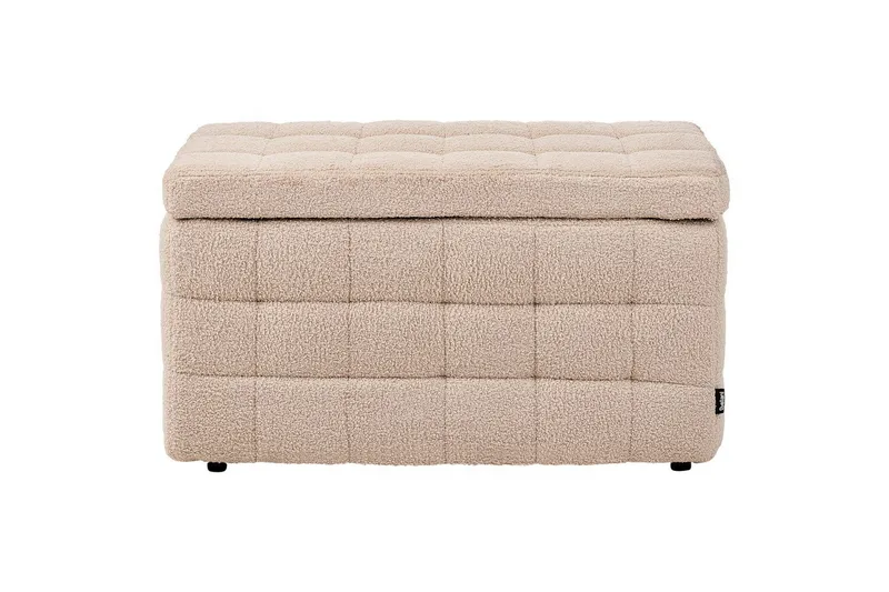 Fotpall Michigan Beige - Beige - Möbler - Stolar & fåtöljer - Pall & puff - Fotpall - Chesterfield fotpall