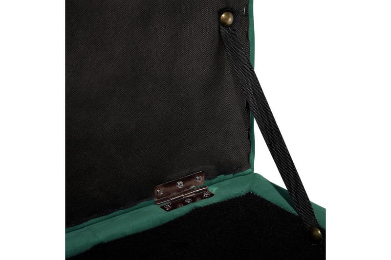 Fotpall Michigan Grön - Grön - Möbler - Stolar & fåtöljer - Pall & puff - Fotpall - Chesterfield fotpall