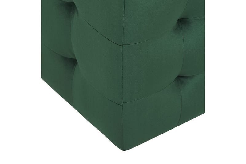 Fotpall Michigan Grön - Grön - Möbler - Stolar & fåtöljer - Pall & puff - Fotpall - Chesterfield fotpall