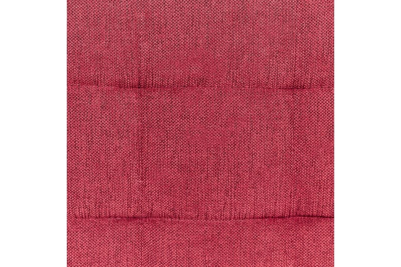 Fotpall Michigan Röd - Röd - Möbler - Stolar & fåtöljer - Pall & puff - Fotpall - Chesterfield fotpall