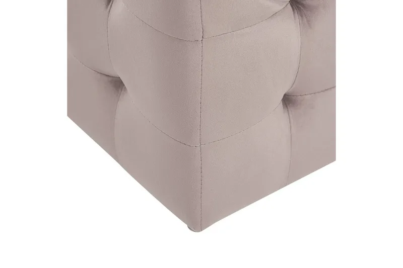 Fotpall Michigan Rosa - Rosa - Möbler - Stolar & fåtöljer - Pall & puff - Fotpall - Chesterfield fotpall