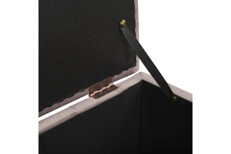 Fotpall Michigan Rosa - Rosa - Möbler - Stolar & fåtöljer - Pall & puff - Fotpall - Chesterfield fotpall