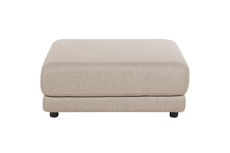 Fotpall Sigtuna Beige/svart - Beige/svart - Möbler - Stolar & fåtöljer - Pall & puff - Fotpall - Chesterfield fotpall