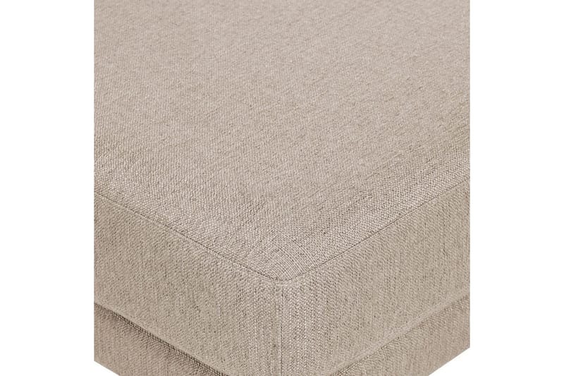 Fotpall Sigtuna Beige/svart - Beige/svart - Möbler - Stolar & fåtöljer - Pall & puff - Fotpall - Chesterfield fotpall