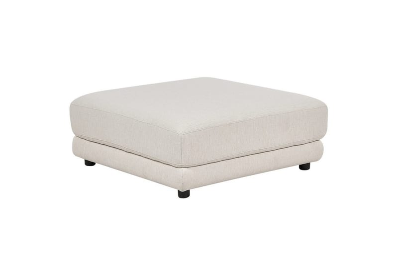 Fotpall Sigtuna Vit/Svart - Vit/Svart - Möbler - Stolar & fåtöljer - Pall & puff - Fotpall - Chesterfield fotpall