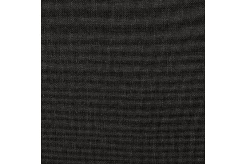 Fotpall svart 78x56x32 cm tyg - Svart - Fotpall
