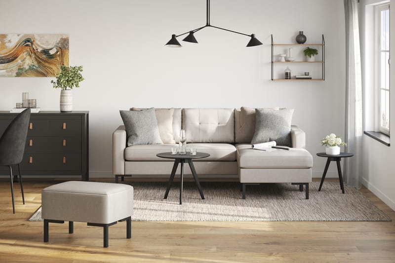Frillestad Fotpall - Beige - Möbler - Stolar & fåtöljer - Pall & puff - Fotpall
