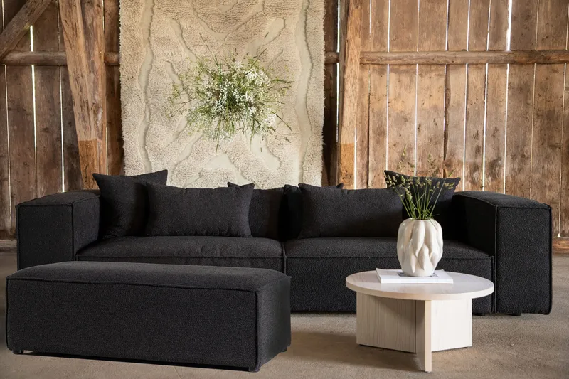 Gillholmen Fotpall - Svart - Möbler - Stolar & fåtöljer - Pall & puff - Fotpall