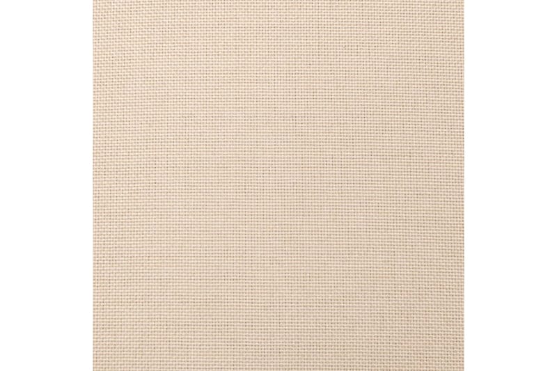 Fotpall gräddvit 78x56x32 cm tyg - Kräm - Möbler - Stolar & fåtöljer - Pall & puff - Fotpall