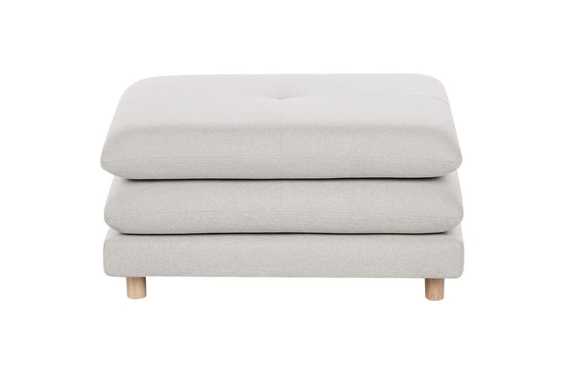Fotpall Heden Beige/ljust trä - Beige/ljust trä - Möbler - Stolar & fåtöljer - Pall & puff - Fotpall
