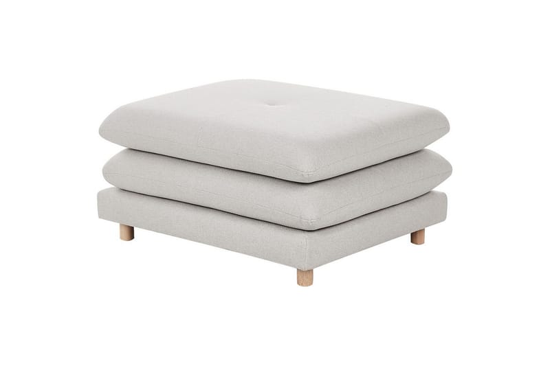 Fotpall Heden Beige/ljust trä - Beige/ljust trä - Möbler - Stolar & fåtöljer - Pall & puff - Fotpall