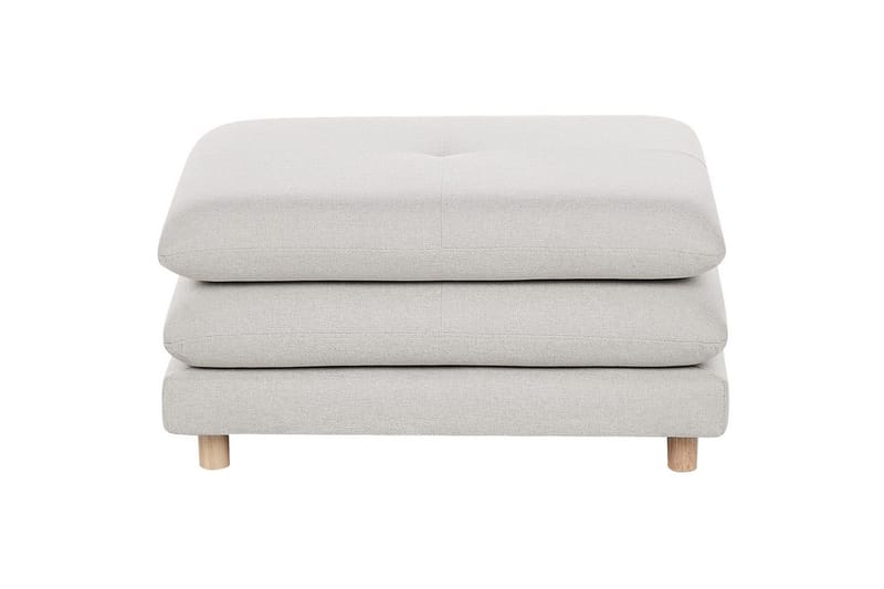 Fotpall Heden Beige/ljust trä - Beige/ljust trä - Möbler - Stolar & fåtöljer - Pall & puff - Fotpall