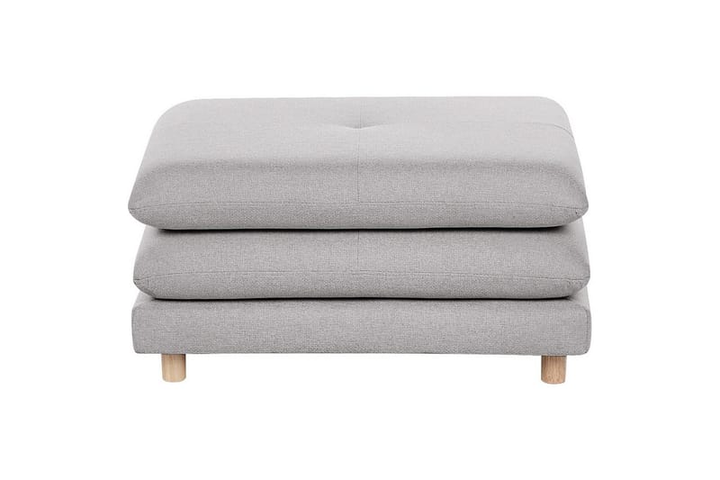 Fotpall Heden Grå/ljust trä - Grå/ljust trä - Möbler - Stolar & fåtöljer - Pall & puff - Fotpall
