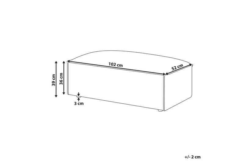 Fotpall Hellnar Beige - Beige - Möbler - Stolar & fåtöljer - Pall & puff - Fotpall
