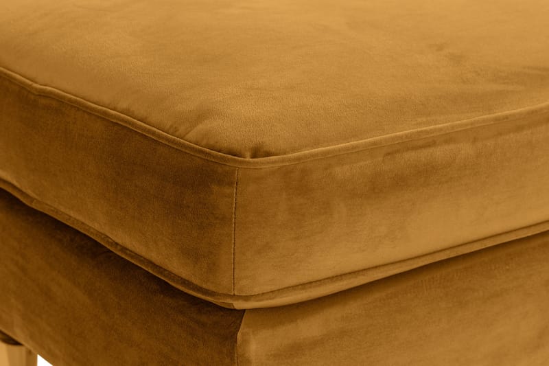 Howard Riviera Fotpall Sammet - Amber - Möbler - Stolar & fåtöljer - Pall & puff - Fotpall