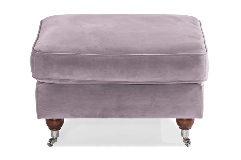 Howard Riviera Fotpall Sammet - Lila - Möbler - Stolar & fåtöljer - Pall & puff - Fotpall