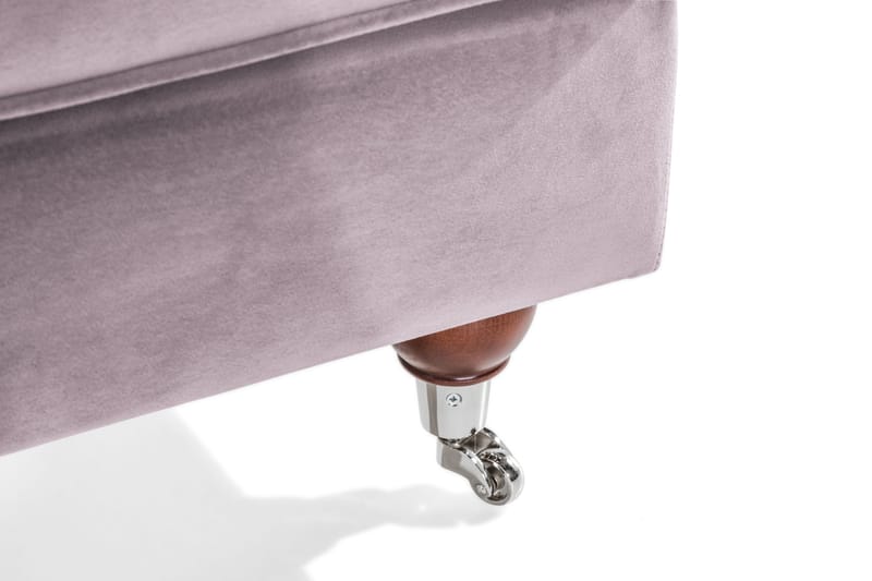 Howard Riviera Fotpall Sammet - Lila - Möbler - Stolar & fåtöljer - Pall & puff - Fotpall