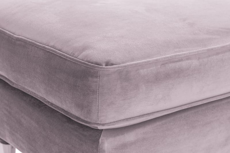 Howard Riviera Fotpall Sammet - Lila - Möbler - Stolar & fåtöljer - Pall & puff - Fotpall