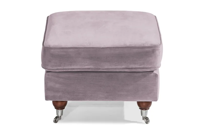 Howard Riviera Fotpall Sammet - Lila - Möbler - Stolar & fåtöljer - Pall & puff - Fotpall