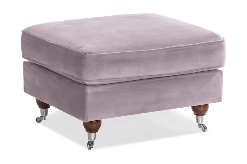 Howard Riviera Fotpall Sammet - Lila - Möbler - Stolar & fåtöljer - Pall & puff - Fotpall
