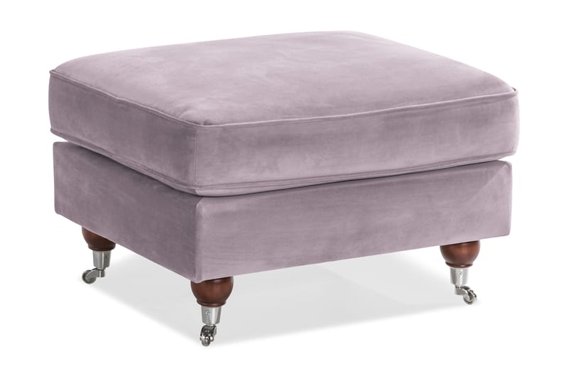 Howard Riviera Fotpall Sammet - Lila - Möbler - Stolar & fåtöljer - Pall & puff - Fotpall