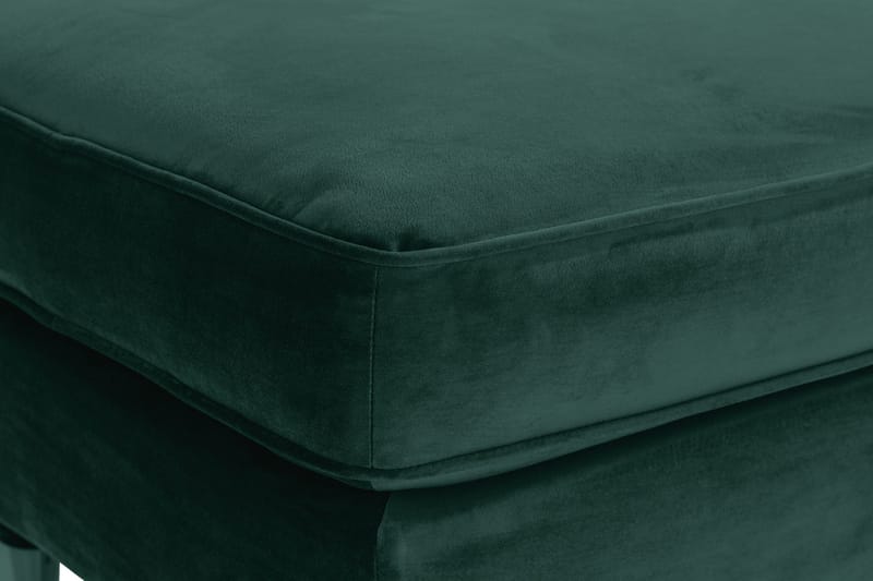 Howard Riviera Fotpall Sammet - Mörkgrön - Möbler - Stolar & fåtöljer - Pall & puff - Fotpall