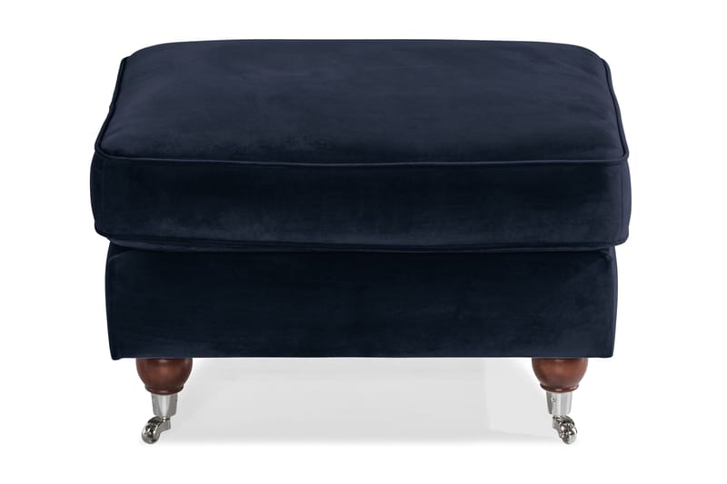 Howard Riviera Fotpall Sammet - Midnattsblå - Möbler - Stolar & fåtöljer - Pall & puff - Fotpall