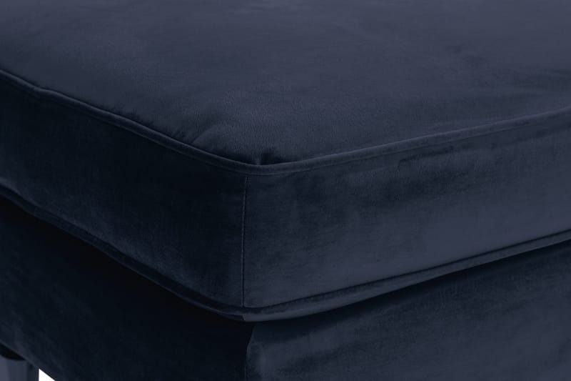 Howard Riviera Fotpall Sammet - Midnattsblå - Möbler - Stolar & fåtöljer - Pall & puff - Fotpall