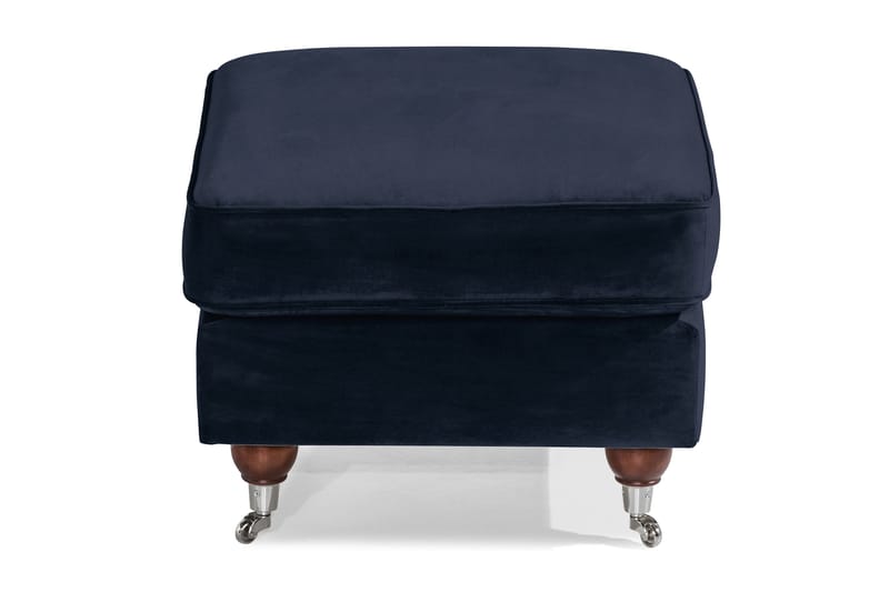 Howard Riviera Fotpall Sammet - Midnattsblå - Möbler - Stolar & fåtöljer - Pall & puff - Fotpall