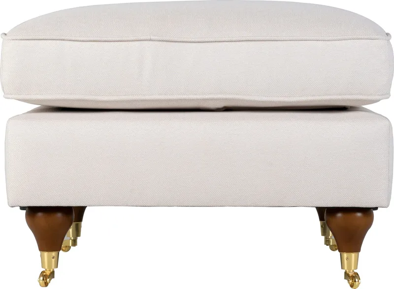 Fotpall Howard Watford Deluxe 69x69 cm - Beige - Möbler - Stolar & fåtöljer - Pall & puff - Fotpall