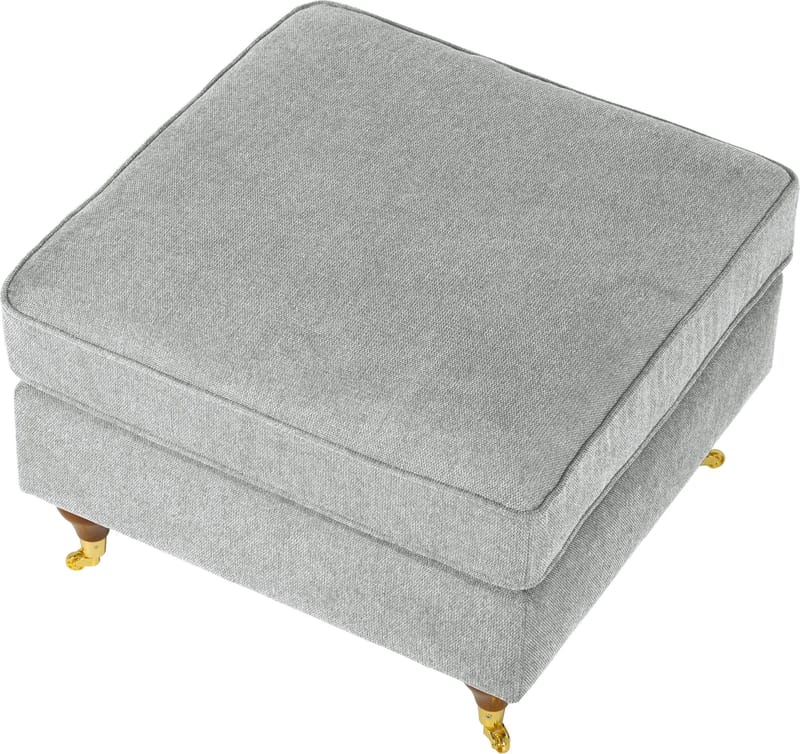 Fotpall Howard Watford Deluxe 69x69 cm - Grå - Möbler - Stolar & fåtöljer - Pall & puff - Fotpall