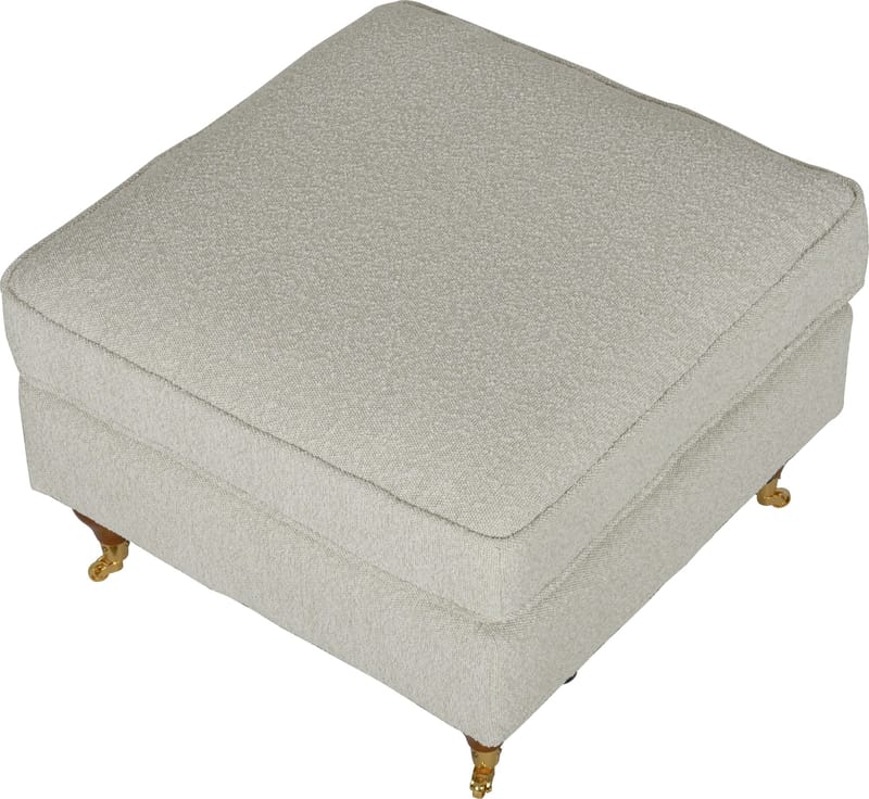Fotpall Howard Watford Deluxe 69x69 cm - Vit - Möbler - Stolar & fåtöljer - Pall & puff - Fotpall