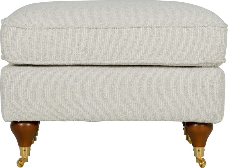Fotpall Howard Watford Deluxe 69x69 cm - Vit - Möbler - Stolar & fåtöljer - Pall & puff - Fotpall