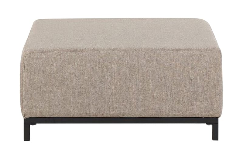 Hughen Fotpall - Beige/Svart - Möbler - Stolar & fåtöljer - Pall & puff - Fotpall