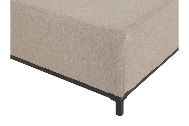 Hughen Fotpall - Beige/Svart - Möbler - Stolar & fåtöljer - Pall & puff - Fotpall