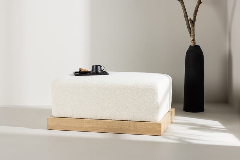 Ivy Fotpall - Vit - Möbler - Stolar & fåtöljer - Pall & puff - Fotpall