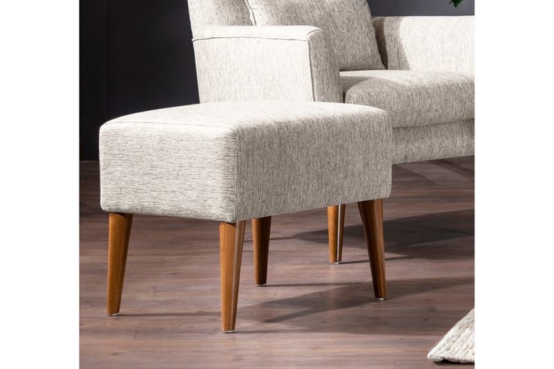 Kambi Fotpall - Beige - Möbler - Stolar & fåtöljer - Pall & puff - Fotpall