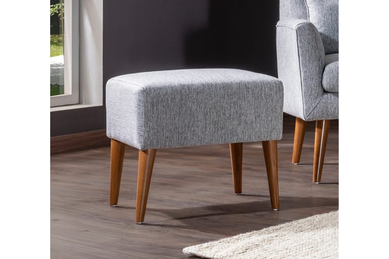 Kambi Fotpall - Grå - Möbler - Stolar & fåtöljer - Pall & puff - Fotpall