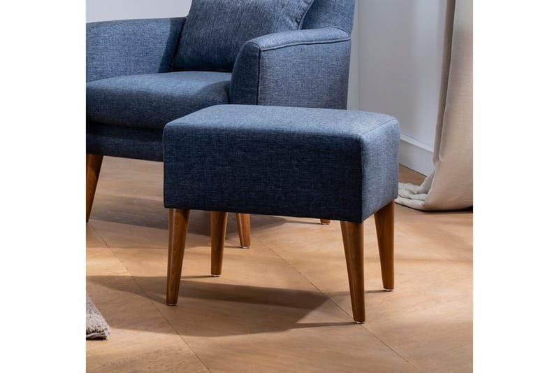 Kambi Fotpall - Mörkblå - Möbler - Stolar & fåtöljer - Pall & puff - Fotpall