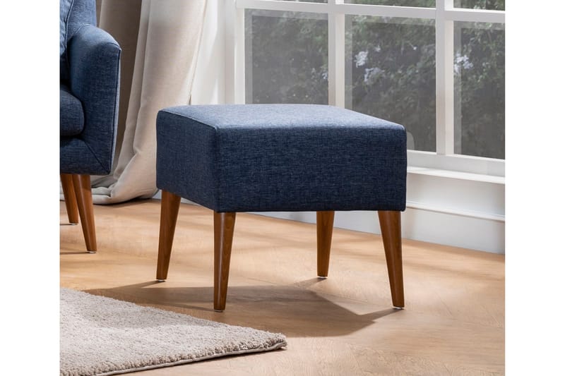 Kambi Fotpall - Mörkblå - Möbler - Stolar & fåtöljer - Pall & puff - Fotpall