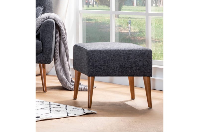 Kambi Fotpall - Mörkgrå - Möbler - Stolar & fåtöljer - Pall & puff - Fotpall