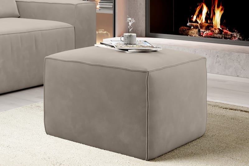Kamli Fotpall - Beige - Möbler - Stolar & fåtöljer - Pall & puff - Fotpall