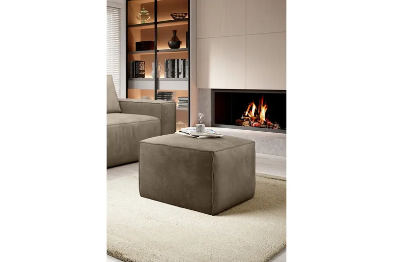 Kamli Fotpall - Beige - Möbler - Stolar & fåtöljer - Pall & puff - Fotpall