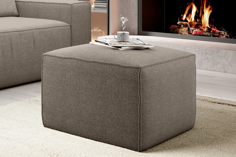 Kamli Fotpall - Beige - Möbler - Stolar & fåtöljer - Pall & puff - Fotpall