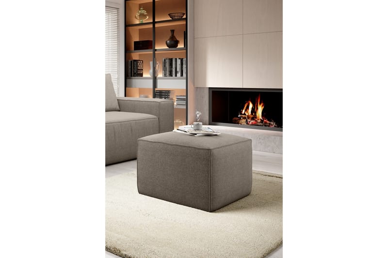 Kamli Fotpall - Beige - Möbler - Stolar & fåtöljer - Pall & puff - Fotpall